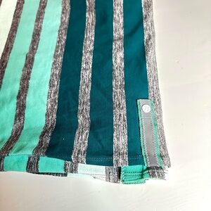 Lululemon - Women’s, Vinyasa Scarf, Aqua & Grey, Stripes, O/S